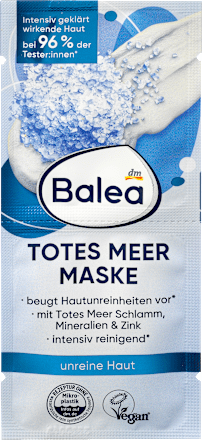 Balea Gesichtsmaske Totes Meer (2x8 ml), 16 ml