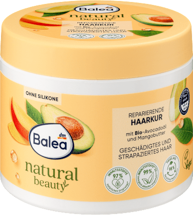 Balea Haarmaske Natural Beauty reparierend, 300 ml