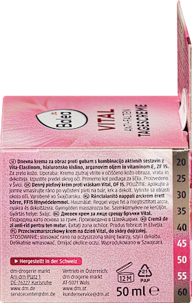Balea Anti Falten Gesichtscreme Vital LSF15, 50 ml