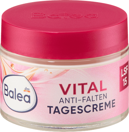 Balea Anti Falten Gesichtscreme Vital LSF15, 50 ml
