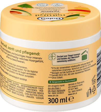 Balea Haarmaske Natural Beauty reparierend, 300 ml