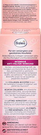 Balea Hals- und Dekolleté Pflege Beauty Collagen, 50 ml