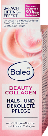 Balea Hals- und Dekolleté Pflege Beauty Collagen, 50 ml