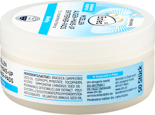 Balea Mizellen Augen-Make-up Entferner-Pads ölhaltig, 50 St