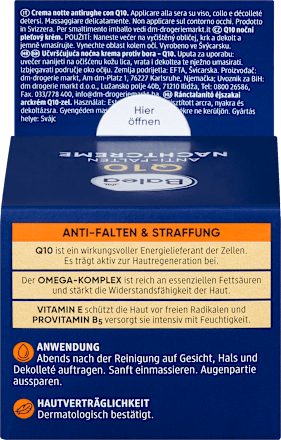 Balea Nachtcreme Q10 Anti Falten, 50 ml
