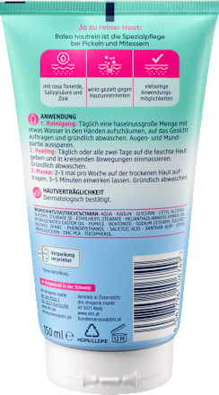 Balea Reinigung, Peeling & Maske 3in1 hautrein, 150 ml