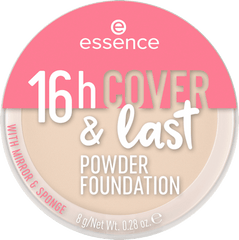 essence Foundation Puder 16h Cover & Last 01 Porcelaine, 8 g