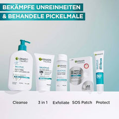 Garnier Skin Active Anti Pickel Reinigungscreme Hautklar 3in1 Tonerde, 150 ml