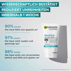 Garnier Skin Active Anti Pickel Reinigungscreme Hautklar 3in1 Tonerde, 150 ml