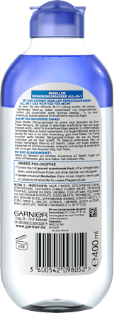 Garnier Skin Active Mizellenwasser empfindliche Haut und Augen All in 1, 400 ml