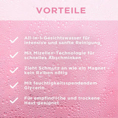 Garnier Skin Active Mizellenwasser trockene Haut All in 1, 400 ml