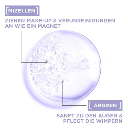 GARNIER SKIN NATURALS Augen Make-up Entferner 2in1, Waterproof, 125 ml