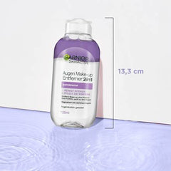 GARNIER SKIN NATURALS Augen Make-up Entferner 2in1, Waterproof, 125 ml