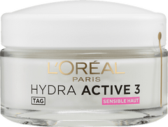 Gesichtscreme Hydra Active 3 Trockene Sensible Haut, 50 ml