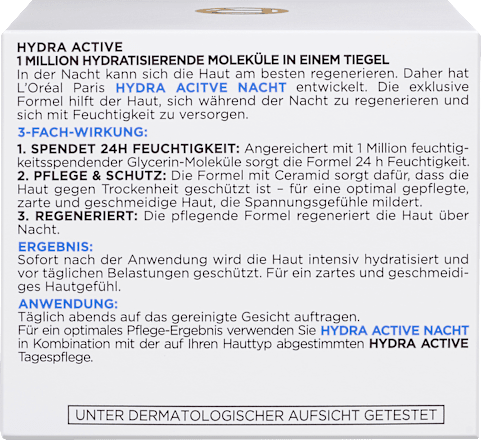 Nachtcreme Hydra Active 3, 50 ml